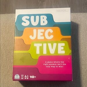 Subjective Board Game